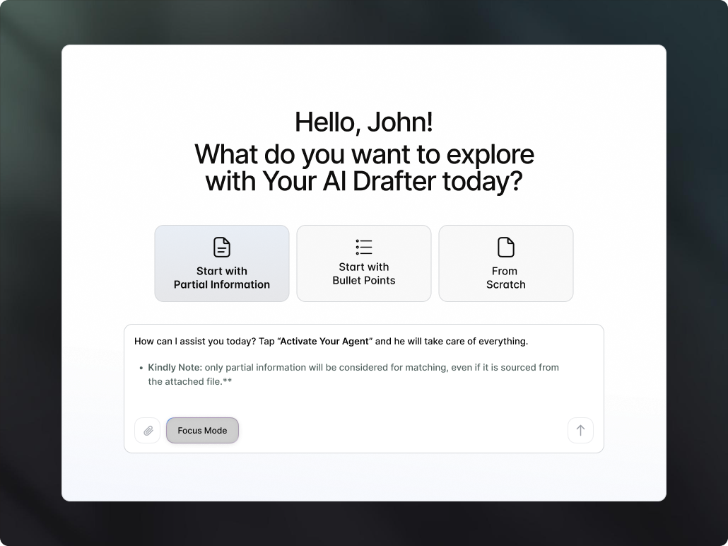 The Drafter module interface